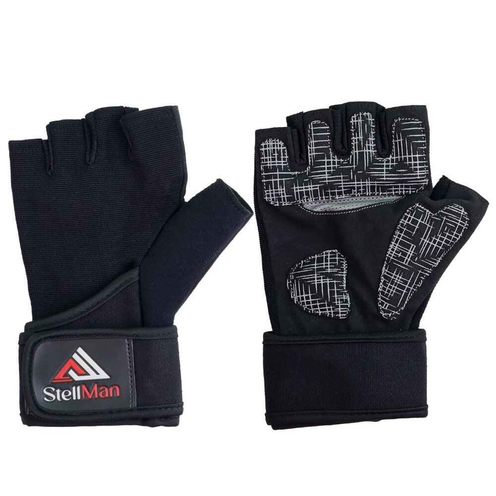 Stellman Stealth Guard Lifting Gloves Comfortable Grip for Fitness Exercise NEW
